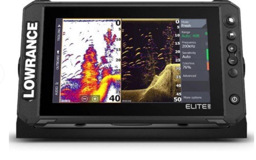 Lowrance élite fs 9” con trasduttore 3-1 active imaging