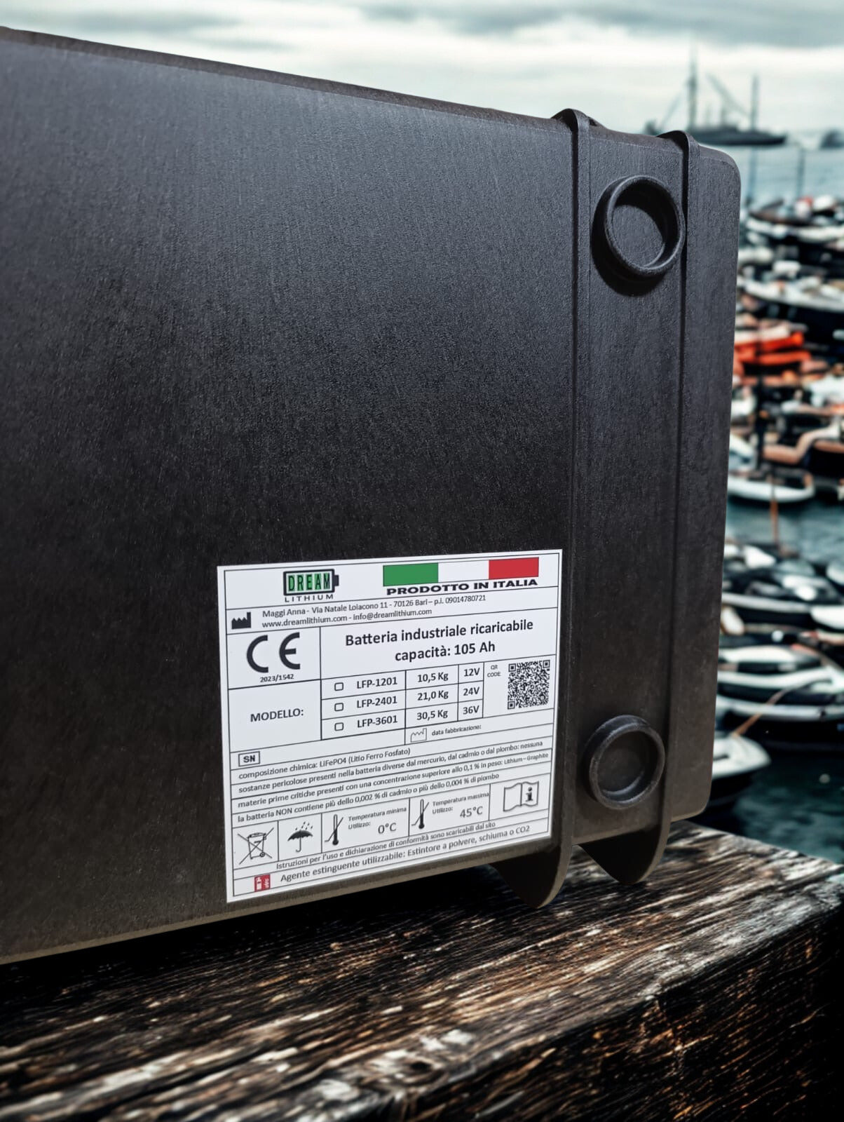 Batteria in valigia al litio lifepo4 36v 100ah